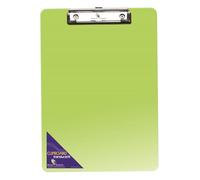 SECO C1102-GN - Portablocco in plastica traslucida, formato A4, colore: Verde