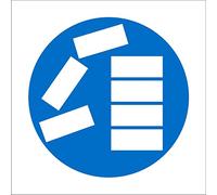 Seco Cartello con pittogramma "Stack Correctly Pictogram", 150 mm x 150 mm, vinile autoadesivo