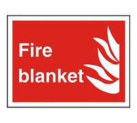 Seco Coperta antincendio e cartello di fuoco, 300 mm x 200 mm - vinile autoadesivo fotoluminescente