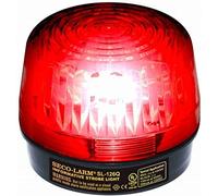 Seco-Larm Enforcer - Luce stroboscopica allo xeno, 12 VDC, lente rossa