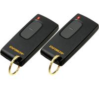 Seco-Larm HL-951T1-SQ - Confezione da 2 trasmettitori RF Enforcer serie HL-; 1 pulsante; frequenza 917 MHz; 5 modalità di uscita programmabili individualmente; indicatore LED; programmazione tramite
