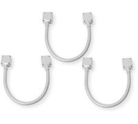 Seco-Larm SD-969-S18Q Confezione da 3 cavi blindati per porte, tappi terminali in alluminio pressofuso, 43,2 cm, montaggio superficiale, progettati per trasportare cavi per condurre l'alimentazione a