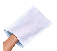 SECO STORE Manopola Monouso Non Saponata, Guanto Lavapaziente Impermeabile Anallergico Antigraffio in Tnt | Confezione 100 pezzi - 22x16,5 cm