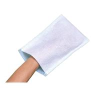 SECO STORE - Manopola monouso non saponata, guanto lavapaziente impermeabile, confezione 50 pezzi