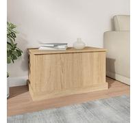 SECOLI Cassapanca Contenitore da Interno Baule Legno Contenitore Portaoggetti Rovere Sonoma 70x40x38 cm Legno Multistrato