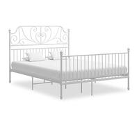 SECOLI Giroletto, Letto Ferro Battuto, Giroletto Singolo, Giroletto Matrimoniale, Struttura Letto Matrimoniale, Letti Singoli, Bianco in Metallo 160x200 cm
