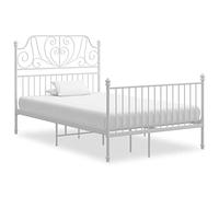 SECOLI Giroletto, Letto Ferro Battuto, Giroletto Singolo, Giroletto Matrimoniale, Struttura Letto Matrimoniale, Letti Singoli, Bianco in Metallo 120x200 cm