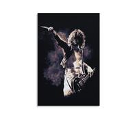 SECOLI Jimmy Page - Stampa fotografica su tela, poster decorativo da parete, decorazione moderna, 30 x 45 cm