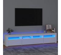 SECOLI Lowboard TV con LED TV Mobile LED 210 cm TV Board Mobile TV TV Mobile Mobile TV TV Bank TV TV Mobile Credenza per soggiorno camera da letto bianco