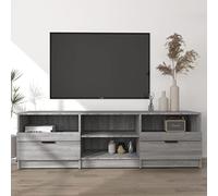 SECOLI Mobile TV, Mobile TV Soggiorno, Mobile TV Moderno, Mobile Porta TV Soggiorno, Porta TV Moderno, Grigio Sonoma 150x33,5x45 cm in Legno Ingegnerizzato