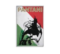 SECOLI Poster su tela vintage con stampa ad alta definizione, per casa e ufficio, stile senza cornice, 20 x 30 cm, Marco Pantani