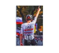 SECOLI Tadej Pogacar - Poster su tela con stampa ad alta definizione, per casa e ufficio, decorazione da parete, 50 x 75 cm, senza cornice