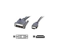 Secomp DVI/HDMI, M/M, 10 m Nero (ROLINE DVI Cable DVI[18+1]-HDMI. M/M. Black. 10m) NEW