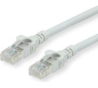 Secomp Roline - Cavo patch - RJ -45 (M) a RJ -45 (M) - 1,5m - UTP - Cat 6a - alogeno -pree, sagomati, diviso - grigio (21.15.27 NEW