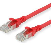 Secomp Roline - Cavo patch - RJ -45 (M) a RJ -45 (M) - 10,0m - UTP - Cat 6A - Halogen -pree, sagom, diviso - rosso (21.15.2717) NEW