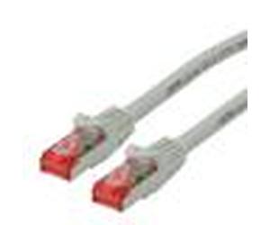 Secomp Roline - Cavo patch - RJ -45 (M) a RJ -45 (M) - 10 m - SFTP, PIMF - Cat 6 - Halogen -pree, sagom, improvvisamente - grig NEW