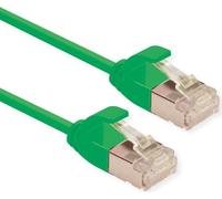 Secomp Roline - Cavo patch - RJ -45 (M) a RJ -45 (M) - 2,0m - U/FTP - Cat 6A - Halogen -free, a forma, senza gancio, improvvisa NEW