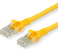 Secomp Roline - Cavo patch - RJ -45 (M) a RJ -45 (M) - 2,0m - UTP - Cat 6A - Halogen -pree, sagom, diviso - giallo (21.15.2722) NEW