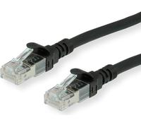 Secomp Roline - Cavo patch - RJ -45 (M) a RJ -45 (M) - 3,0m - UTP - Cat 6A - Halogen -free, sagom, Improvvisamente - nero (21.1 NEW