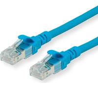 Secomp Roline - Cavo patch - RJ -45 (M) a RJ -45 (M) - 5 m - SFTP, PIMF - Cat 6 - Halogen -pree, sagom, Improvvisamente - blu ( NEW