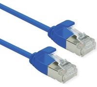 Secomp Roline Datacenter - Cavo patch - RJ -45 (M) a RJ -45 (M) - 1,5m - U/FTP - CAT 6A - alogeno -pree, sagome, senza ganci, d