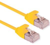 Secomp Roline Datacenter - Cavo patch - RJ -45 (M) a RJ -45 (M) - 3.0m - U/FTP - Cat 6A - alogeno -free - giallo, Pantone 135c NEW