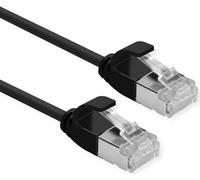 Secomp Roline Datacenter - Cavo patch - RJ -45 (M) a RJ -45 (M) - 30 cm - U/FTP - Cat 6A - alogeno -este, sagomato, senza ganci