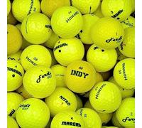 Second Chance 24 palline da golf giallo Optic Mix con custodia per il trasporto