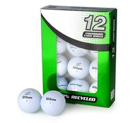 Second Chance Lakeballs Golf - Palline da golf riciclate grado A bianco - 12 pezzi Mix per palline da golf Wilson