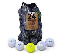 Second Chance Maxfli Noodle Set 24 Palline da Golf, Categoria A, Bianco, 24
