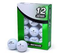 Second Chance Palline da golf riciclate Lake - Confezione da 12 - Grado A per Top Flite, Lake Balls, bianche, confezionate in una scatola verde