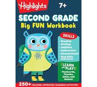 Second Grade Big Fun Workbook: 256-Page Skills Workbook for Grade 2, Language Arts, Math, Social Studies and More School Practice Activities