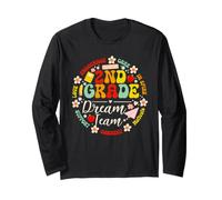 Second Grade Dream Team Back to School 2nd Grade Teacher Kid Maglia a Manica