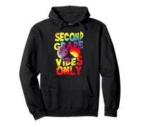 Second Grade Vibes Back To School Teacher Student Tie Dye Felpa con Cappuccio
