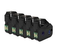 Second Hand Ribbon Black Maker MK-RS100B PT-200BK Compatibile ID Compatibile con stampanti M-11C, M-1STD, M-1PRO, Mk1000, Mk2000, Mk1500, MK2500(5PCS)
