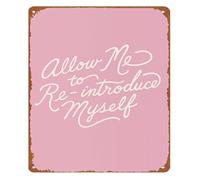 Second Introduction Metal Sign 12x8 Inch