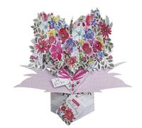 Second Nature pop up biglietto di compleanno con fiori