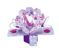 Second Nature pop UPS Birthday pop up con scritta "Birthday Girl" e rosa scarpa