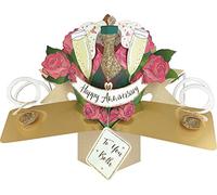 Second Nature pop UPS bottiglia di champagne Happy Anniversary card