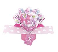 Second Nature pop UPS elefanti New Baby Girl con scritta rosa
