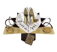 Second Nature POP177 - Biglietto di auguri pop-up con stampa leopardata