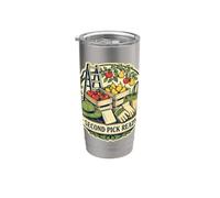 SECOND PICK READY Raccolta nel Frutteto Bicchiere termico in acciaio inox doppia parete