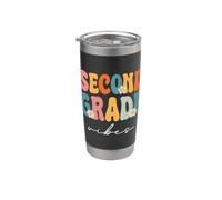 Seconda elementare Vibes Donne Groovy torna a scuola Bicchiere termico in acciaio inox doppia parete