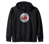 Seconda Guerra Mondiale 508th Airborne Red Devils Vintage WW2 Felpa con Cappuccio