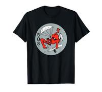 Seconda Guerra Mondiale 508th Airborne Red Devils Vintage WW2 Maglietta