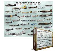 Seconda Guerra Mondiale Aereo 1000 Pezzi Puzzle 680mm x 480mm Da Eurographics