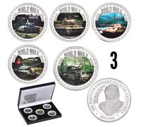 Seconda Guerra Mondiale Sir Winston Churchill - Velivoli Key Moments Argento Set