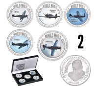 Seconda Guerra Mondiale Sir Winston Churchill - Velivoli Key Moments Argento Set