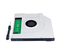 Seconda ventola di raffreddamento interna M.2 NGFF SSD Caddy per Lenovo IdeaPad 500-15ACZ 15ISK 510 300 17ISK 310-15IKB 305-15 100-15IBD Z710 Z500 laptop, DVD Optical Bay di ricambio