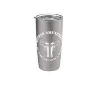 Secondo emendamento Il mio diritto di non essere una vittima Gun Design Bicchiere termico in acciaio inox doppia parete